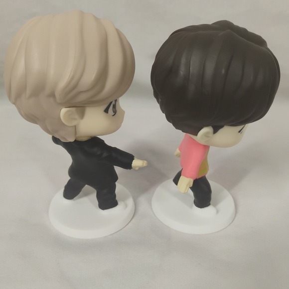 Tiny Tan Figures BTS x McDonalds Happy Meal Toys 8pc Lot Collector Toy - Picture 13 of 16